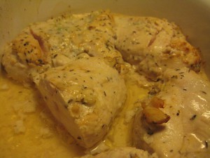 Vitlöksmarinerad kycklingfile recept på H:ssons Skafferi