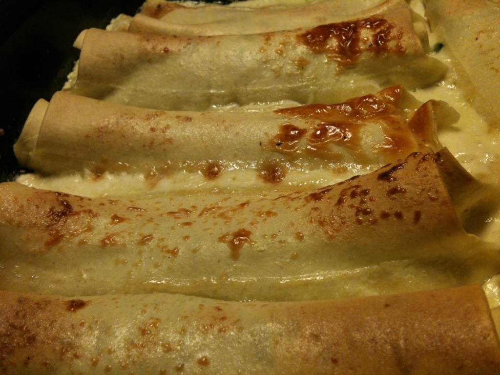 Cannelloni med skinka, spenat och ädelost H:ssons Skafferi