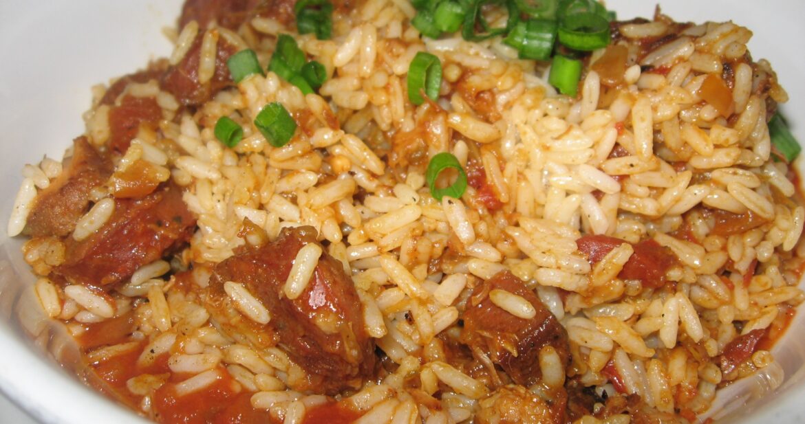 Jambalaya i crockpot - Recept från Hssons Skafferi